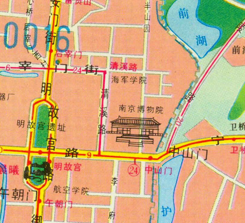 1991年《南京旅游图》预览图2