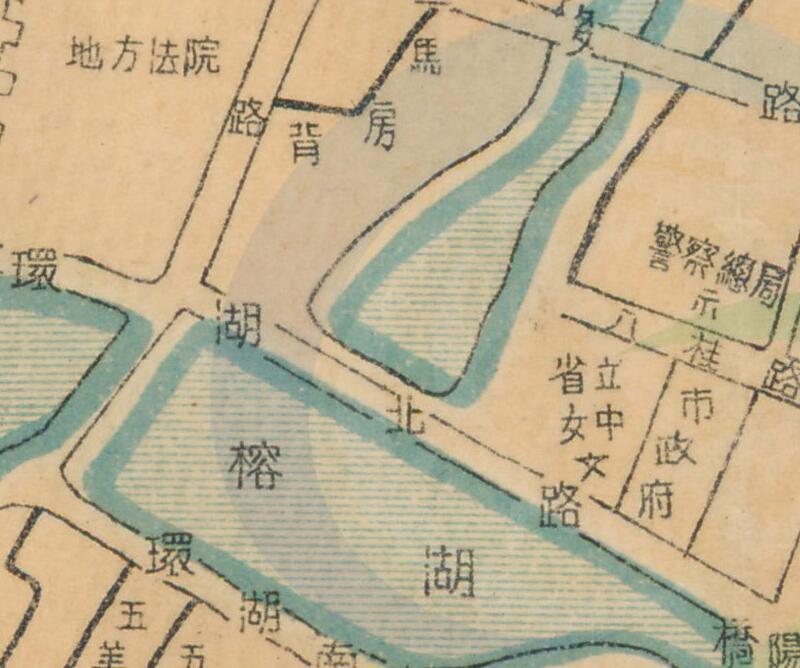 1944年《桂林市街道简明图》预览图3