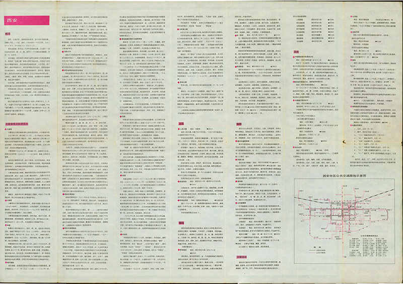 1984年《西安导游图》预览图1