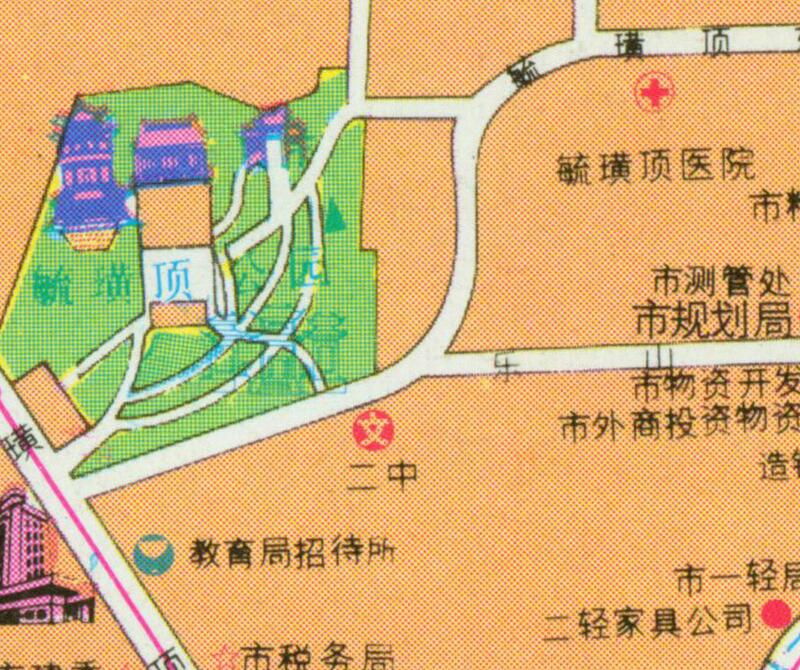 1992年《烟台交通游览图》预览图3