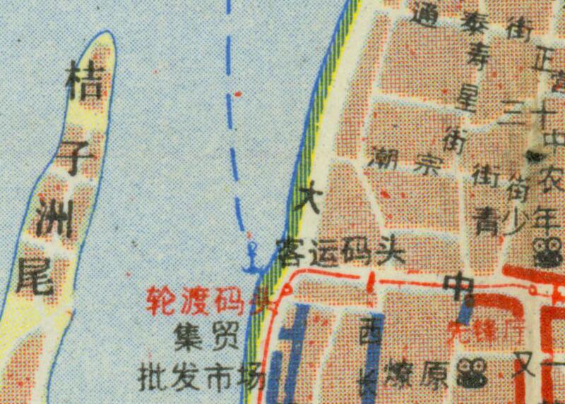 1987年《长沙旅游交通图》预览图3