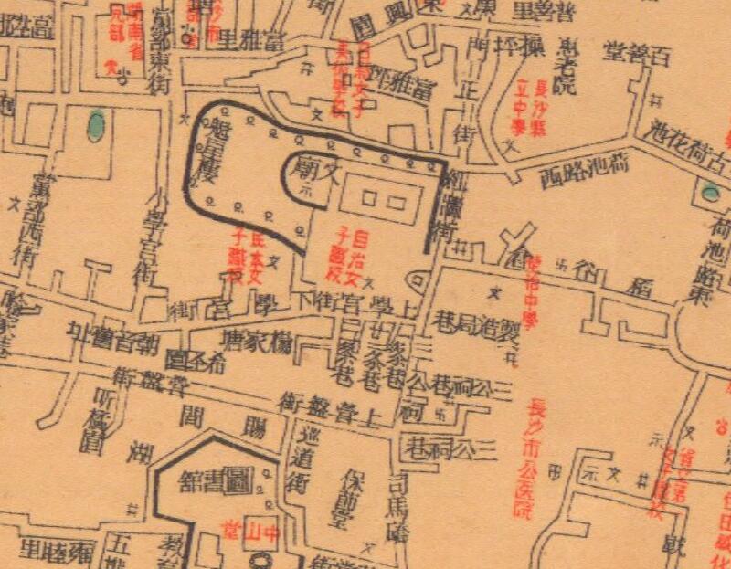 1936年《新长沙市实测详图》预览图3