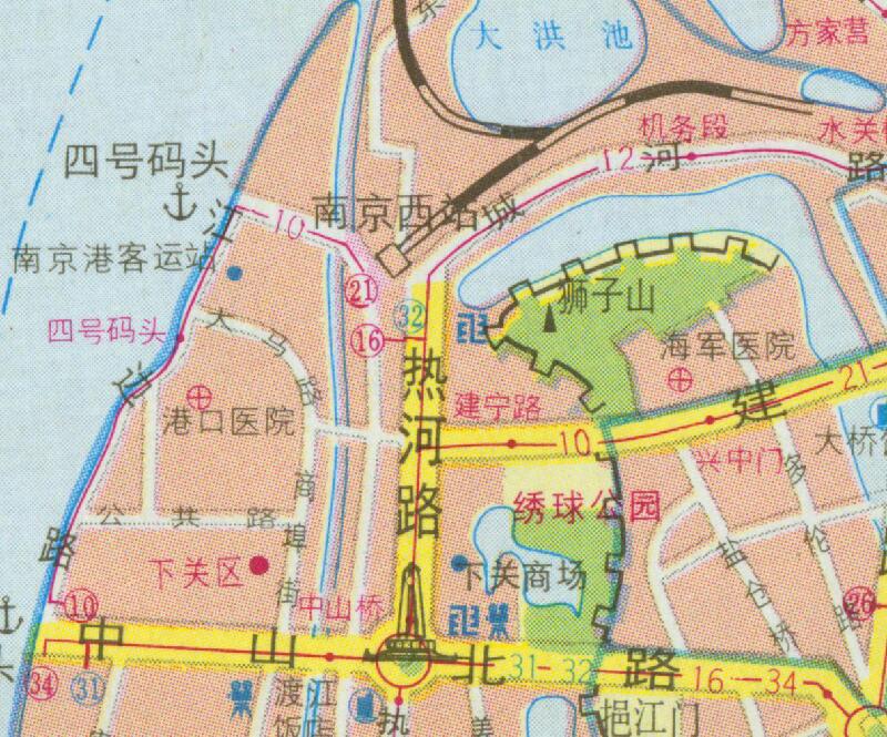 1994年《南京交通游览图》预览图4