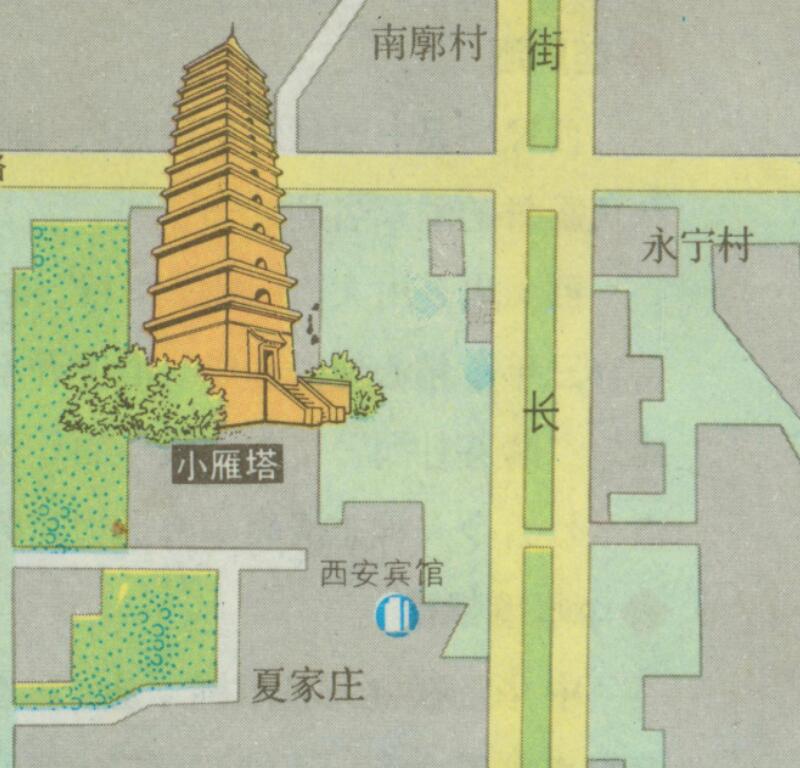 1984年《西安导游图》预览图4