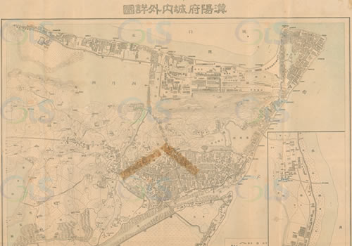 1914年《汉阳府城内外详图》