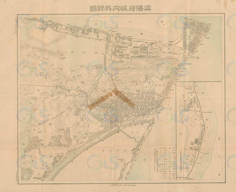 1914年《汉阳府城内外详图》预览图