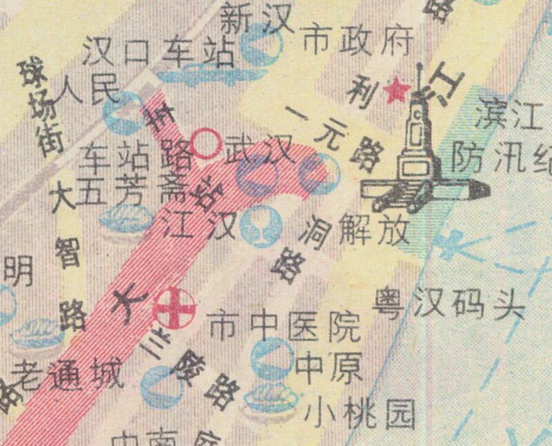 1987年《武汉交通图》预览图2