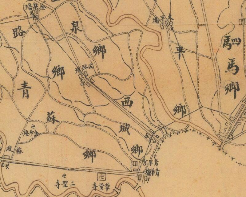 1941年《四川省成都县图》预览图1