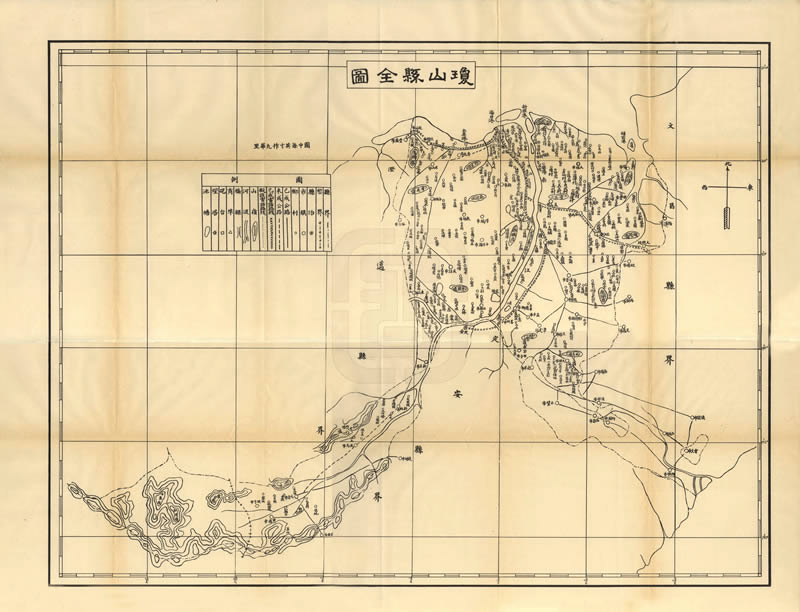 1923年《琼山县全图》预览图