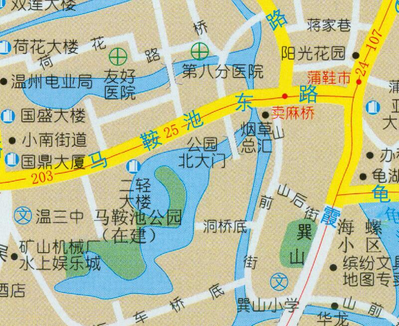 1998年《温州交通旅游图》预览图3