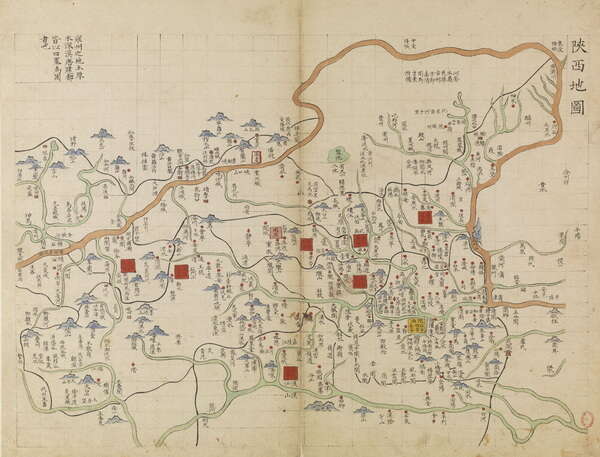 陕西省历史地图大全预览图2