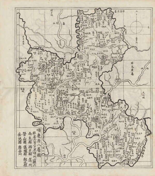 四川南充历史地图大全预览图1