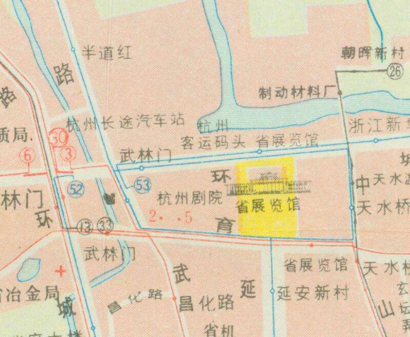 1983年《杭州市交通游览图》预览图4