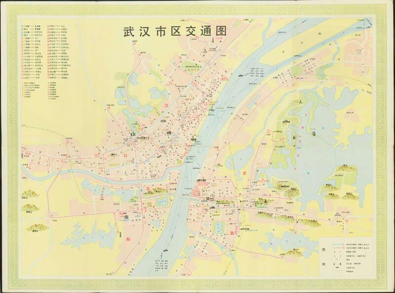 1981年《武汉交通图》预览图1