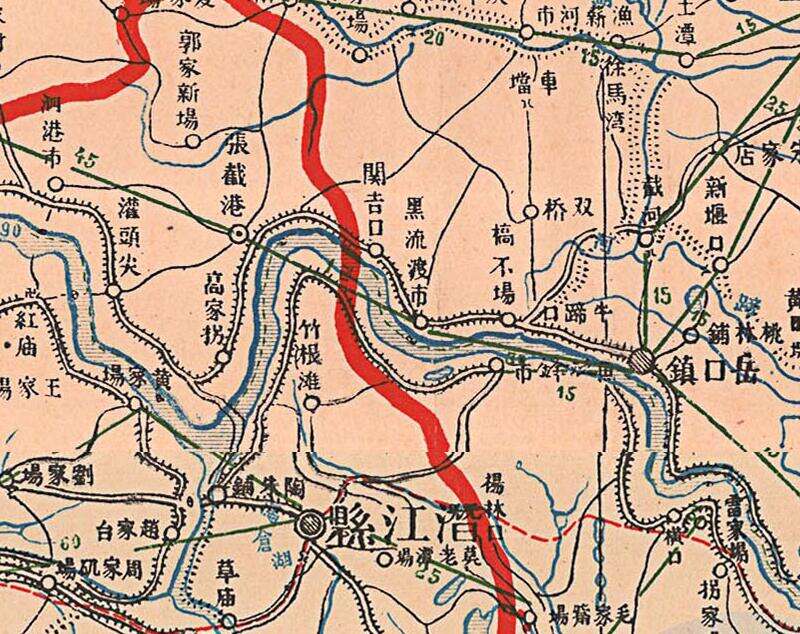 1932年《湖北省舆图》预览图1