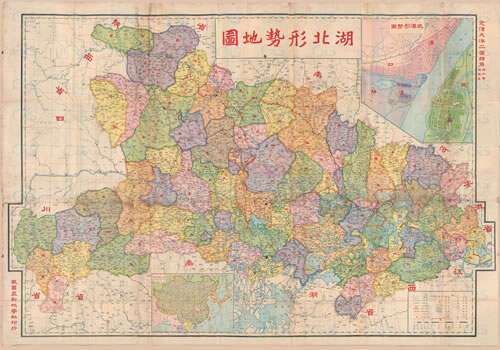 1933年前后《湖北形势地图》缩略图