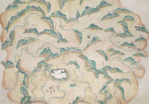 1841年后《舟山岛全图》缩略图