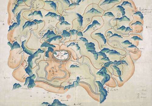 1841年后《定海县舆图》缩略图