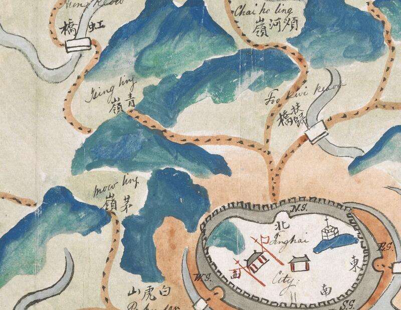 1841年后《定海县舆图》预览图1