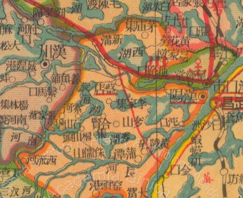 1935年《湖北明细地图》预览图1