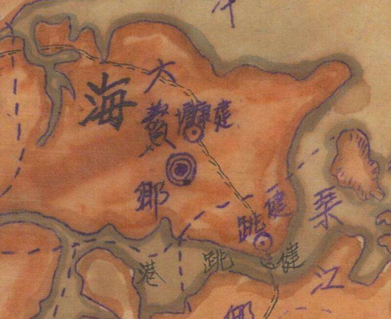 1942年《浙江省三门县图》预览图2