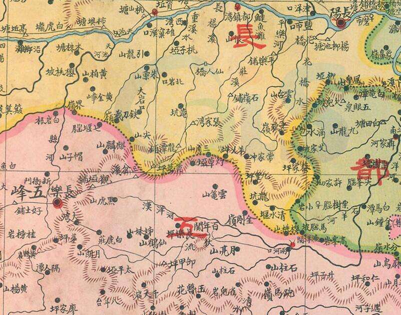 1933年前后《湖北形势地图》预览图3