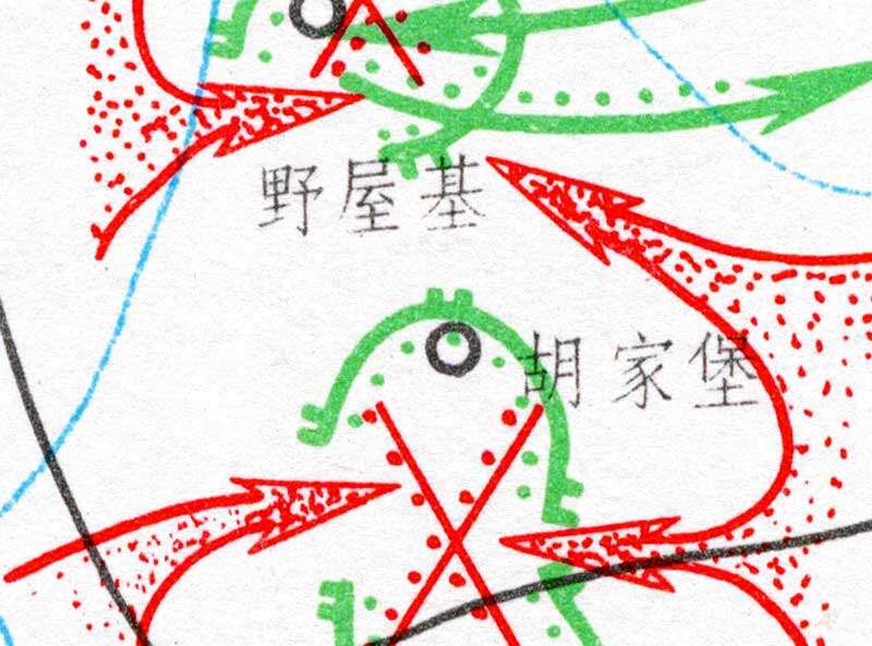 解放战争《黄桥战役经过要图》预览图1