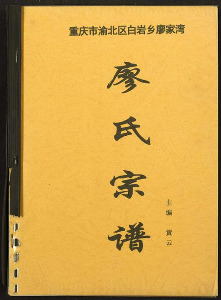 重庆廖氏-廖氏宗谱.重庆渝北区白岩乡廖家湾.pdf电子版缩略图