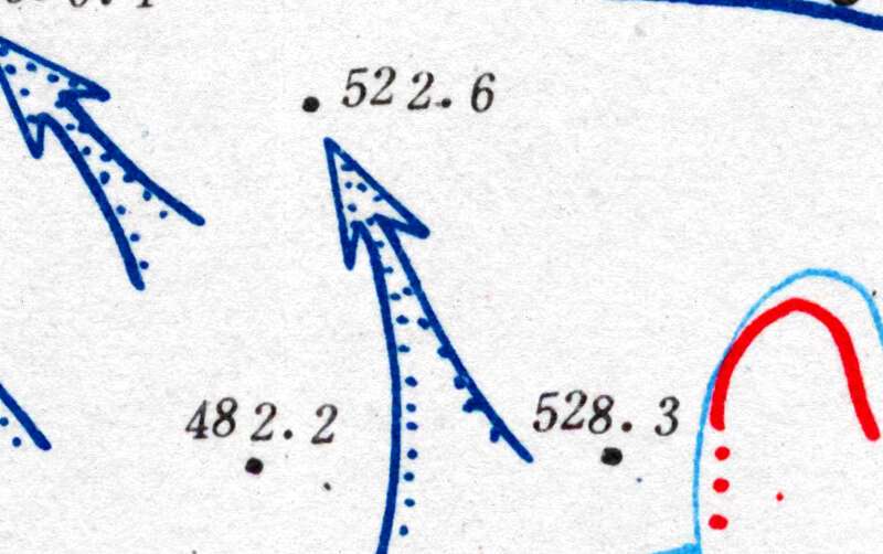 抗美援朝《金城以南地区防御战、进攻作战经过要图》高清JPG电子版预览图2