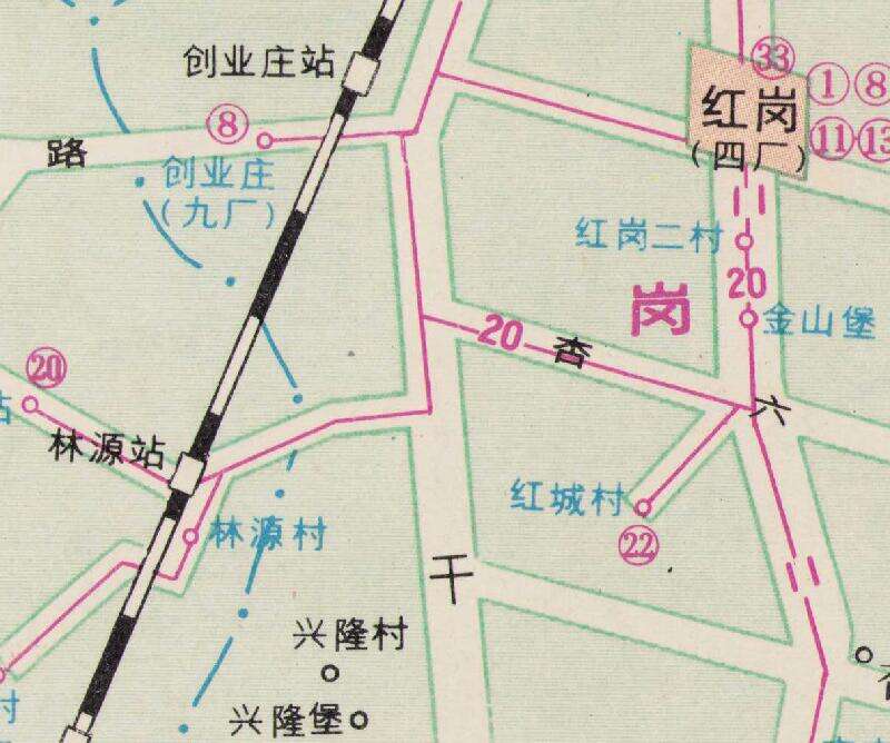 1989年《大庆交通图》预览图3
