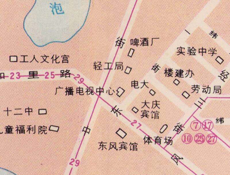 1989年《大庆交通图》预览图4