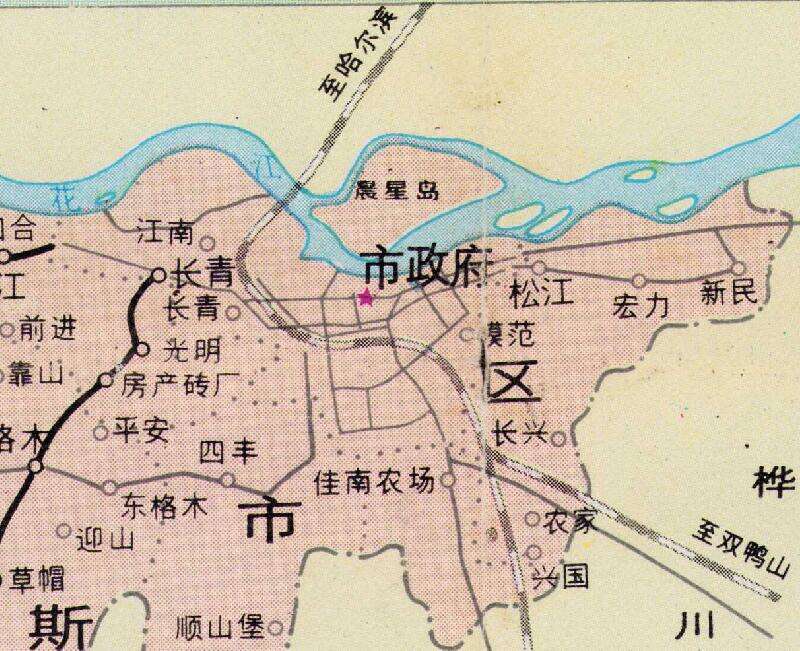 1987年《佳木斯导游图》预览图4