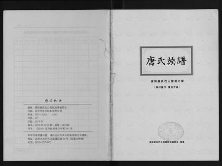 重庆唐氏-唐氏族谱.pdf电子版缩略图