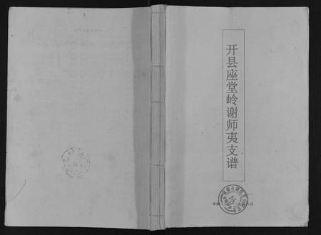 重庆谢氏-开县座堂岭谢师夷支谱.pdf电子版缩略图