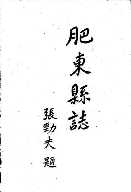 《肥东县志》.pdf_安徽省志预览图1