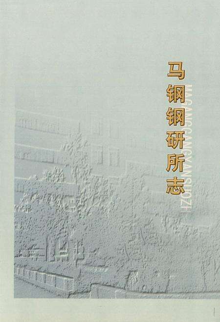 《马钢钢研所志(1958-2000)》.pdf_安徽省志预览图1