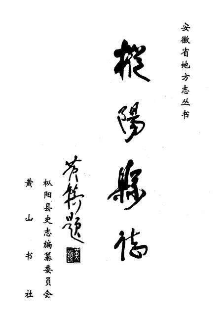 《《枞阳县志(1978-2002年)》》.pdf_安徽省志预览图1