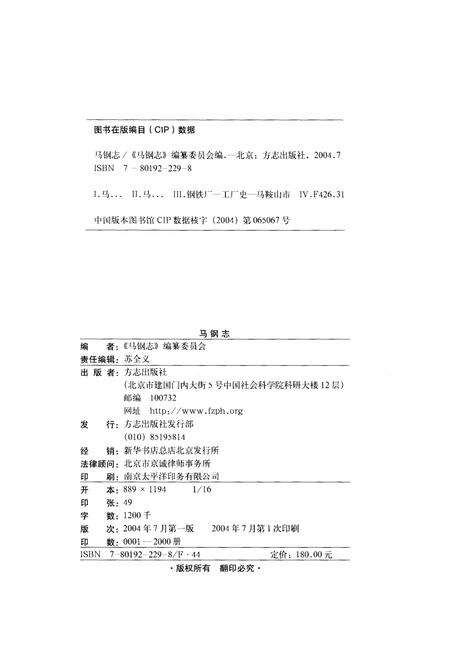 《马钢志1911年-2000年》.pdf_安徽省志预览图2