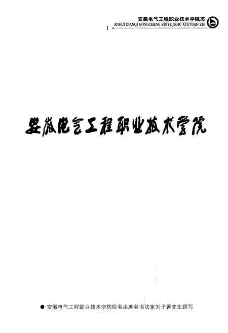 《安徽电气工程职业技术学院志 2003-2013》.pdf_安徽省志预览图4