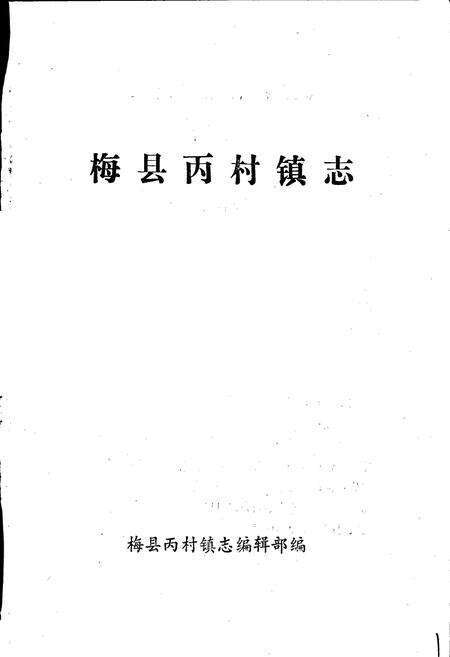 《梅县丙村镇志》.pdf_广东省志预览图1