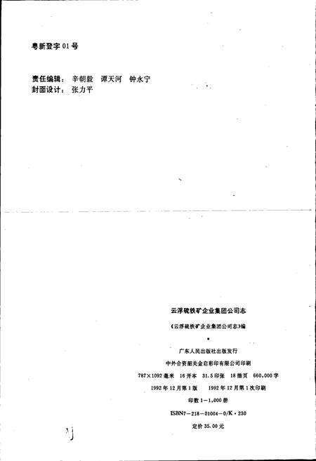《云浮硫铁矿企业集团公司志》.pdf_广东省志预览图2