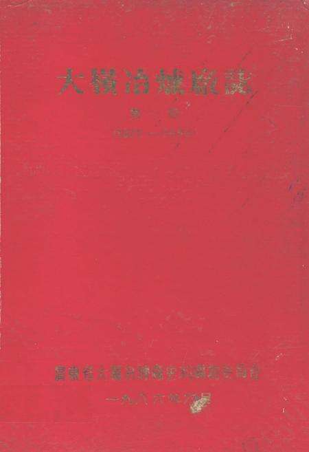 《大嶺冶炼厂志 第一卷(1970-1985)》.pdf_广东省志缩略图