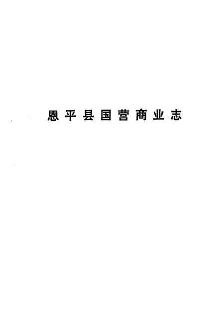《恩平县国营商业志》.pdf_广东省志预览图1