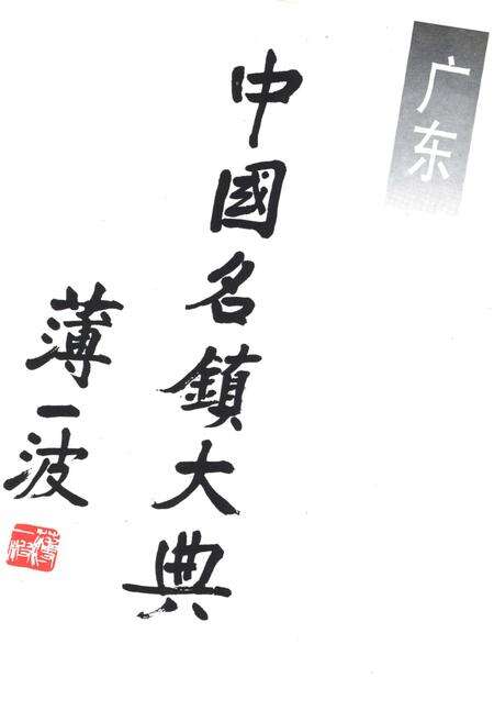 《中国名镇大典 广东》.pdf_广东省志预览图1