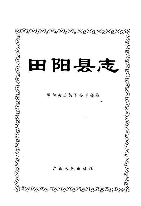 《田阳县志》.pdf_广西壮族自治区志预览图1
