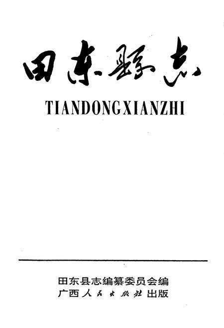 《田东县志》.pdf_广西壮族自治区志预览图1