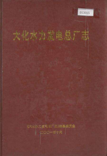 《大化水力发电总厂志》.pdf_广西壮族自治区志缩略图