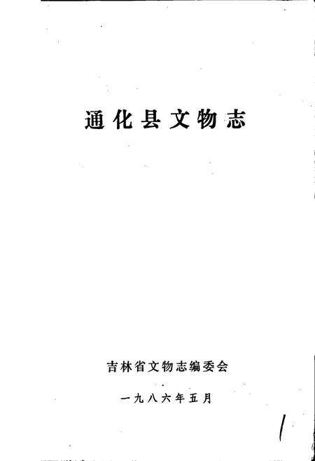 《通化县文物志》.pdf_吉林省志预览图1