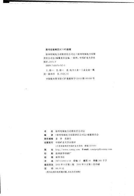 《徐州垞城电力有限责任公司志》.pdf_江苏省志预览图2