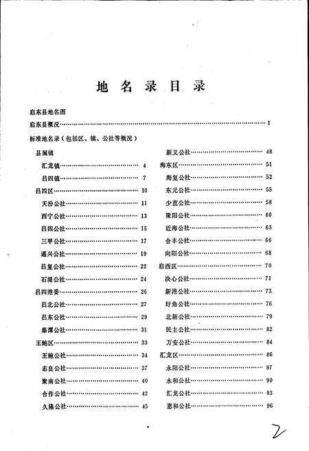 《江苏省启东县地名录》.pdf_江苏省志预览图3